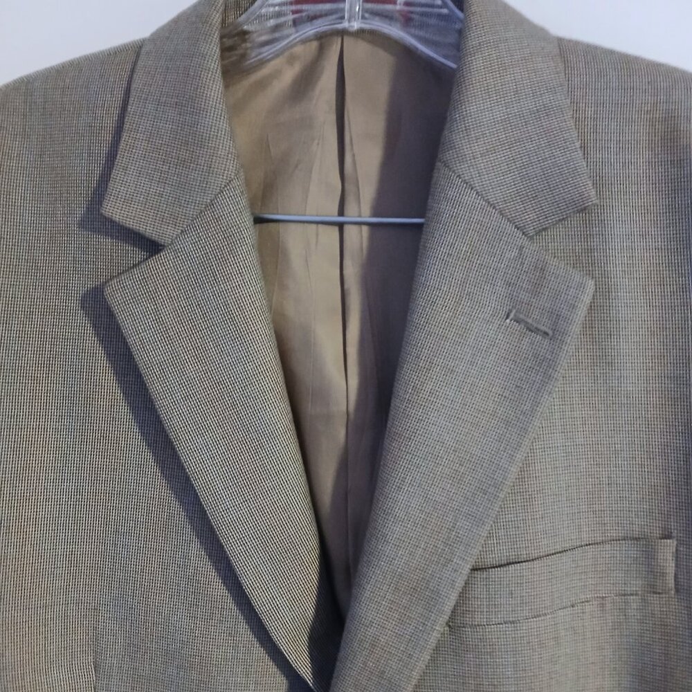 Izod Men's Sports Coat Blazer 2 Button Brown Sz  Small GUC - Picture 2 of 7